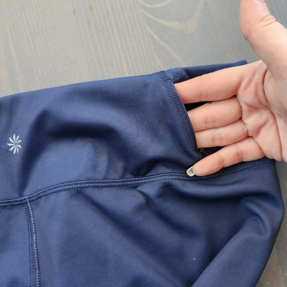 Athleta Contender Aero 78 Tight Legging Blue Ombre - Size Medium - Picture 5 of 11